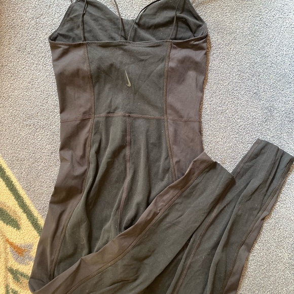 Nike Luxe Infinalon Yoga Black Jumpsuit - Picture 3 of 4